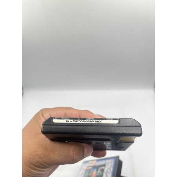 John Madden Football '93 (Sega Genesis, 1993) GAME & CASE **TESTED** - Picture 6 of 10